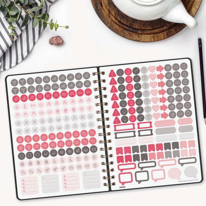 Agenda 2026 trendy alma e10 155x212mm semana vista horizontal negro finocam 762020126