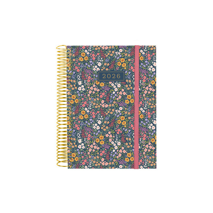 Agenda 2026 trendy design e10 155x212mm dia pagina flora finocam 742313026