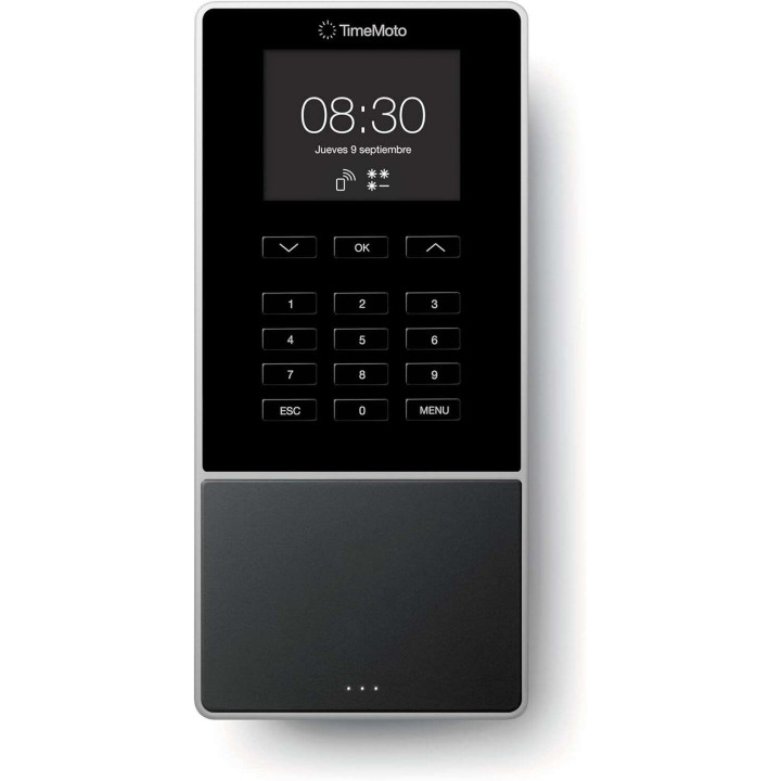 Timemoto TM-616 Terminal de Fichar con RFID - hasta 200 Empleados - Gestion Completa de Horarios y Presencia - Almacena hasta 1