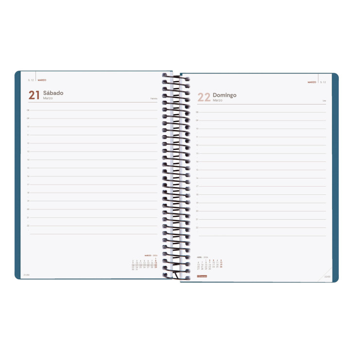 Agenda 2026 basic my e10 155x212mm dia pagina azul finocam 743521026