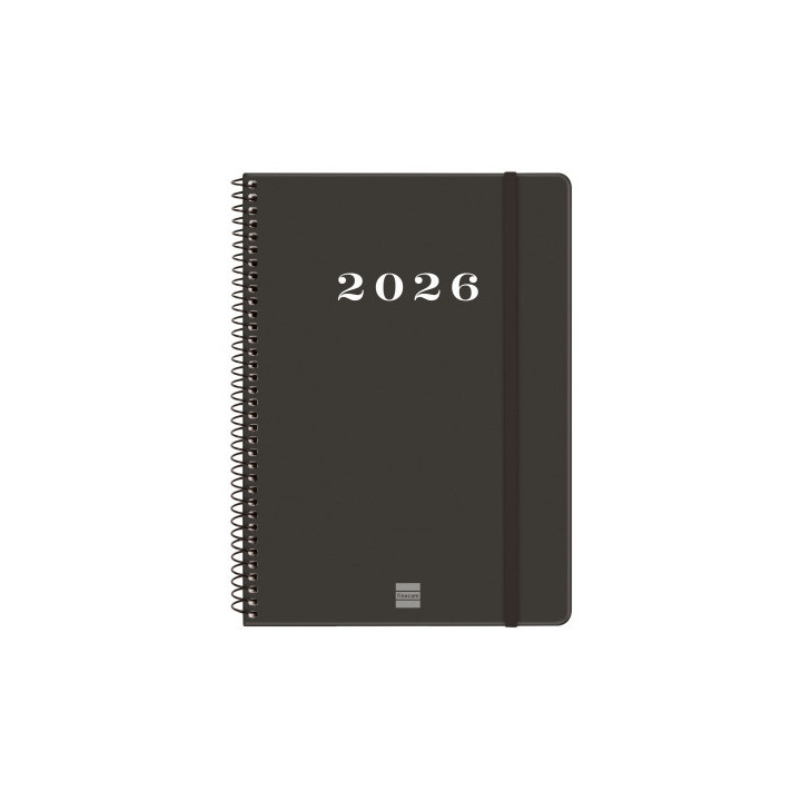 Agenda 2026 basic my e10 155x212mm semana vista horizontal negro finocam 743506026