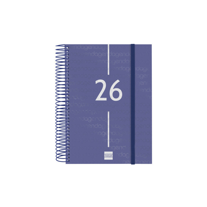 Agenda 2026 basic year e10 155x212mm dia pagina azul finocam 741101026