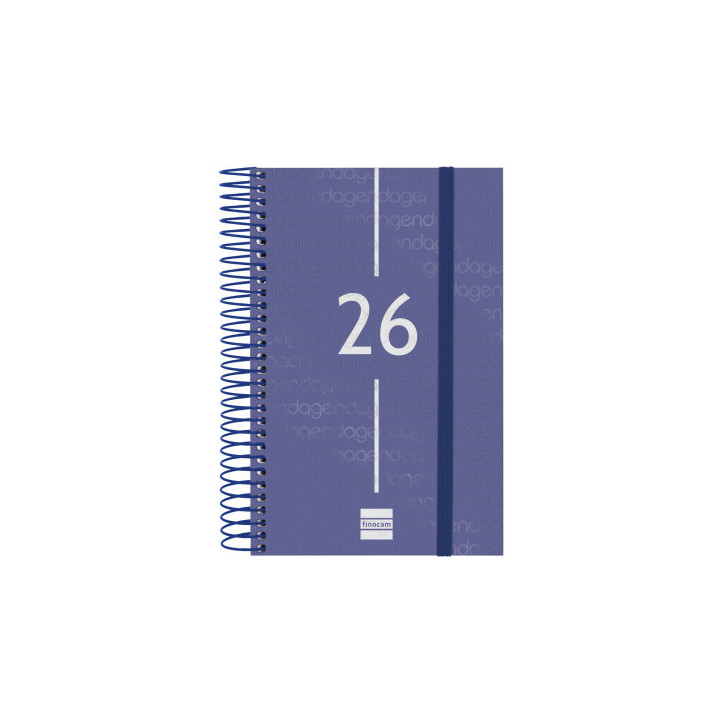 Agenda 2026 basic year e5 117x181mm dia pagina azul finocam 741091026