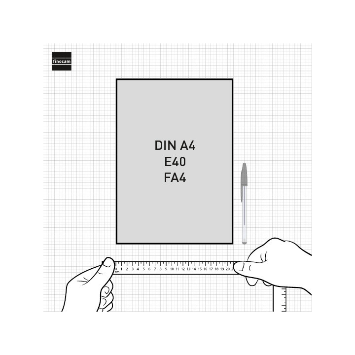 Agenda 2026 basic opaque e40 210x297mm dia pagina negro finocam 742926026