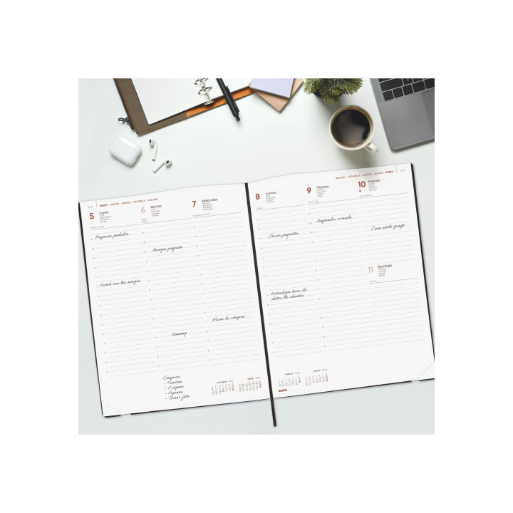 Agenda 2026 dynamic mara y12 210x270mm semana vista vertical negro finocam 621146026