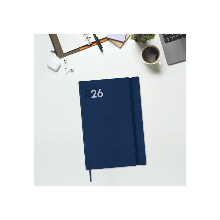 Agenda 2026 dynamic mara y11 164x240mm dia pagina azul finocam 621981026