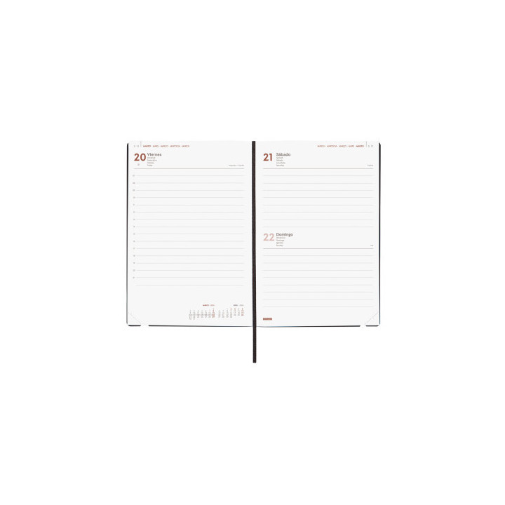 Agenda 2026 dynamic mara y10 140x204mm dia pagina verde finocam 621162026