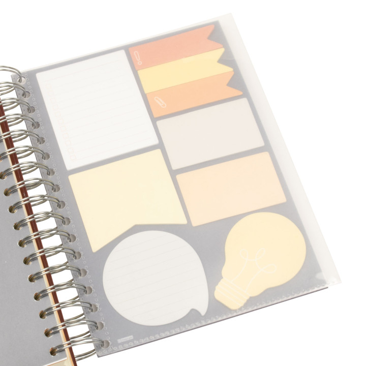 Agenda 2026 tempus 1/4 155x217mm dia pagina negro finocam 626306026