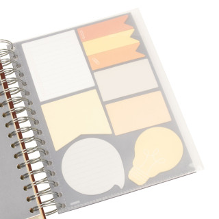 Agenda 2026 tempus 1/4 155x217mm dia pagina azul finocam 626301026