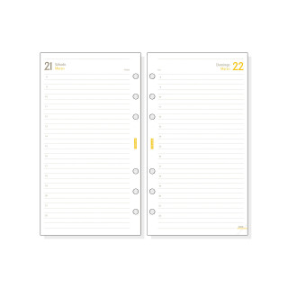 Recambio anual 2026 c998 classic609 94x171mm dia pagina finocam 201330026