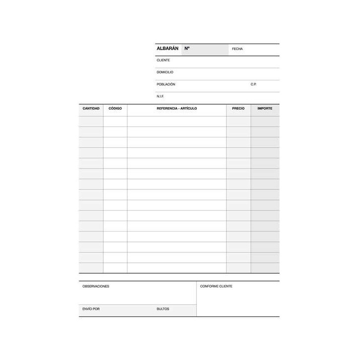 Apli Talonario Albaran 1/4 Natural Lito A-118 - Papel Autocopiativo - 4 Hojas por Juego - Numerado - Tamaño 210x148mm - Natura