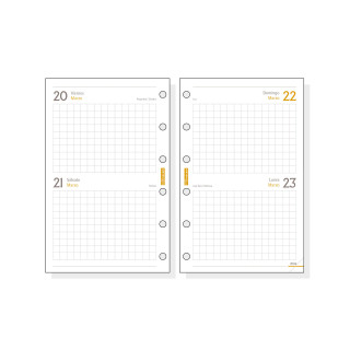 Recambio anual 2026 c297 classic602 73x114mm 2 dias pagina finocam 201280026