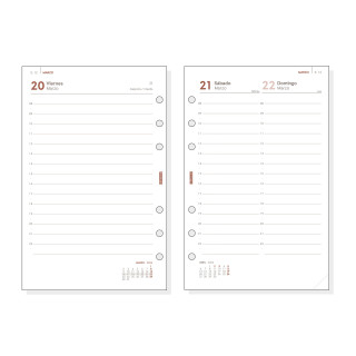Recambio anual 2026 r598 open500 117x181mm dia pagina finocam 711670026