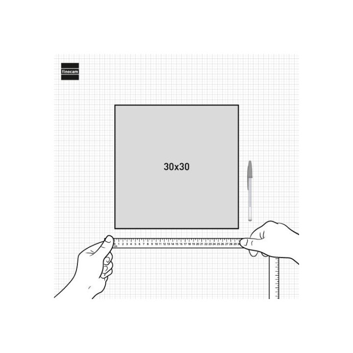 Calendario 2026 pared trendy chic escribir 300x300mm morado finocam 787002726