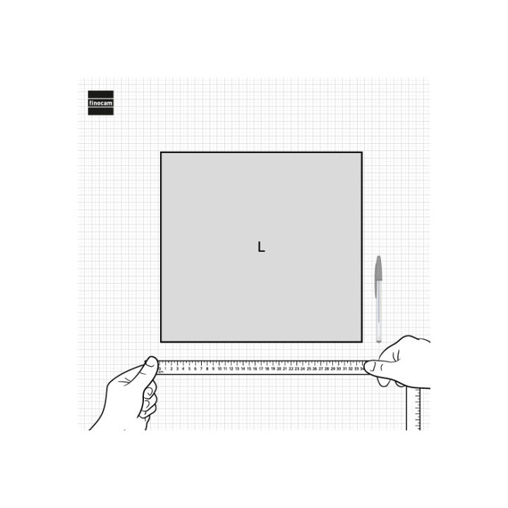 Calendario 2026 neutro pared escribir l 340x320mm finocam 780070026
