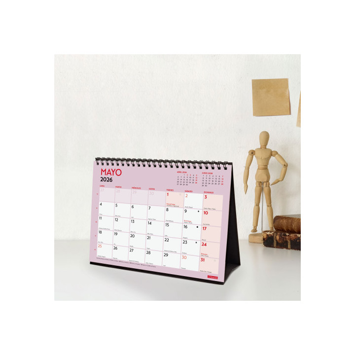 Calendario 2026 sobremesa neutro escribir grafik s 210x150mm finocam 787200126