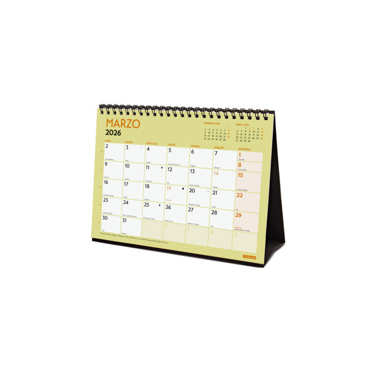 Calendario 2026 sobremesa neutro escribir grafik s 210x150mm finocam 787200126