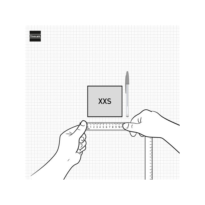 Calendario 2026 sobremesa neutro numeros grandes xxs 110x100mm finocam 781330026
