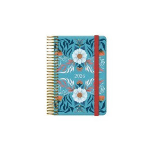 Agenda 2026 charm espiral semana vista bolsillo 8