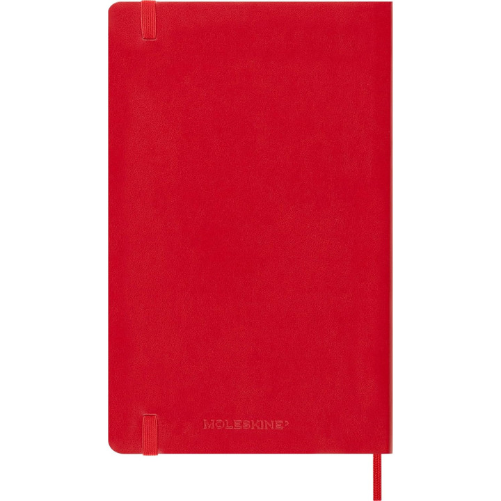 Agenda 2026 tapa blanda 12 meses semanal l (13 x 21 cm) rojo moleskine dsf212wn3y26
