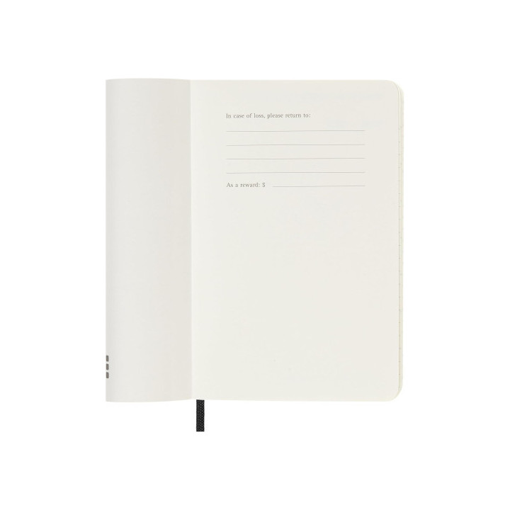 Agenda 2026 tapa blanda 12 meses semanal p (9 x 14 cm) negra moleskine dsb12wn2y26