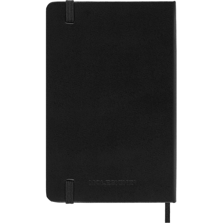 Agenda 2026 tapa dura 12 meses diaria p (9 x 14 cm) negra moleskine dhb12dc2y26