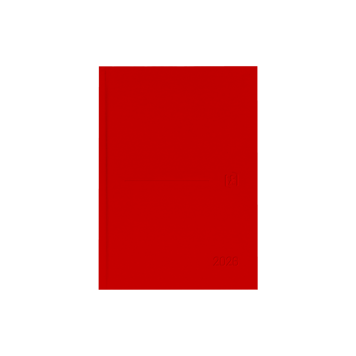 Agenda 2026 minimal a5 15x21cm dia pagina color rojo oxford 400201724