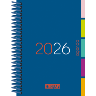 Agenda 2026 mediterraneo d/p 15x21 colores surtidos castellano ingraf 356430