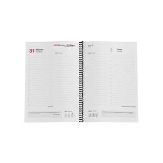 Agenda 2026 tokio d/p 17x24 negro castellano ingraf 356562