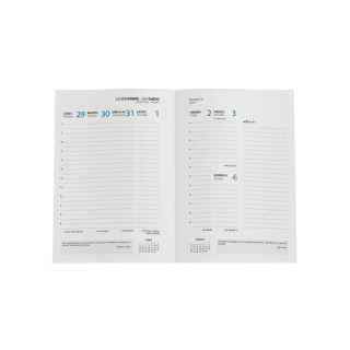 Agenda 2026 paris s/v 15x21 negra con espiral castellano ingraf 356556