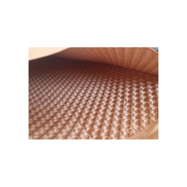 Caja 50 bolsas eco air bag acolchada bicapa nº 17 kraft autoadhesivo medida interior 240x340 mm sam 146296