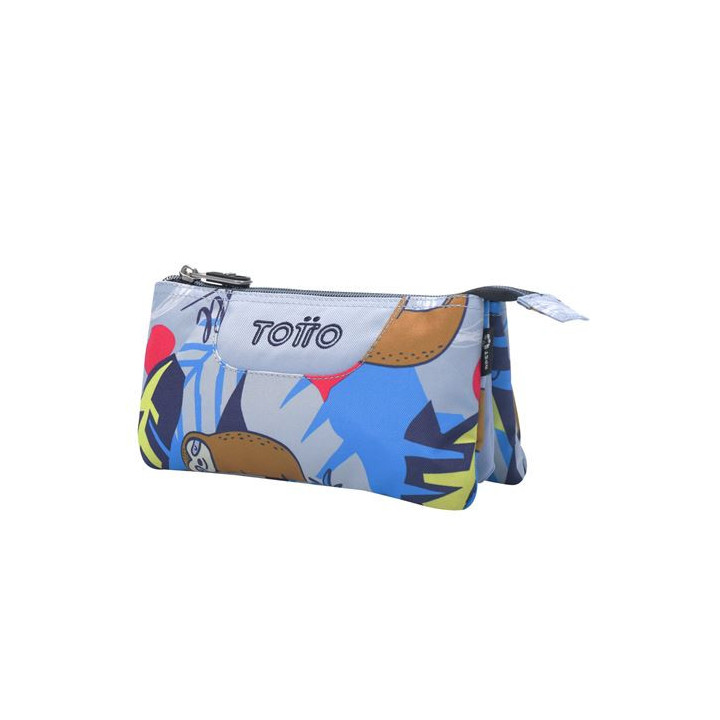 Estuche 3 compartimentos tablero lazel totto ac52eco012-2416z-6yb