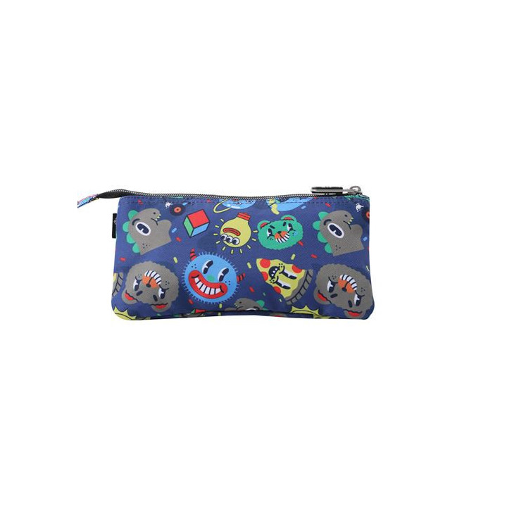 Estuche 3 compartimentos tablero tello totto ac52eco012-2416z-8jz