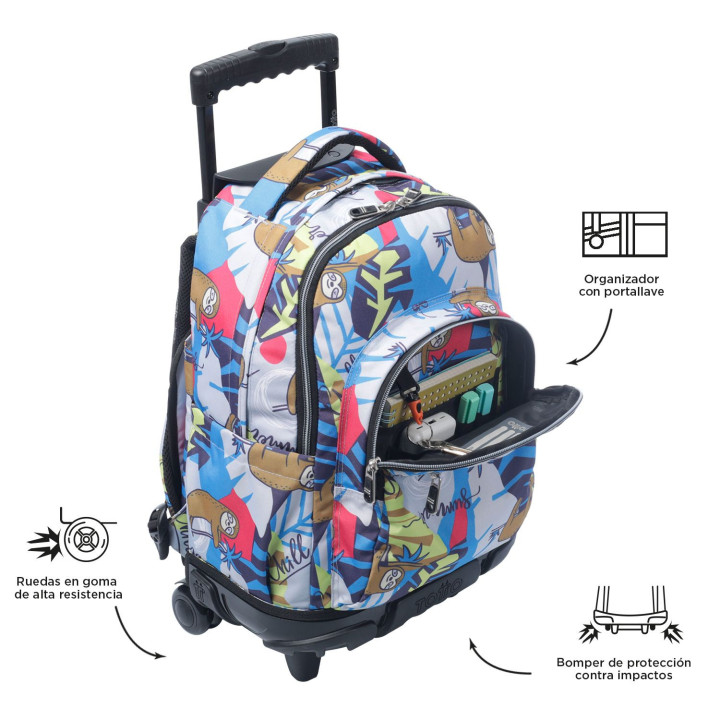 Mochila renglones lazel (32 x 45.5 x 18) - 26l totto ma03eco006-2416p-6yb