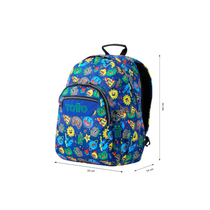 Mochila acuareles tello (33 x 44 x 14) - 20l totto ma04eco021-2416n-8jz