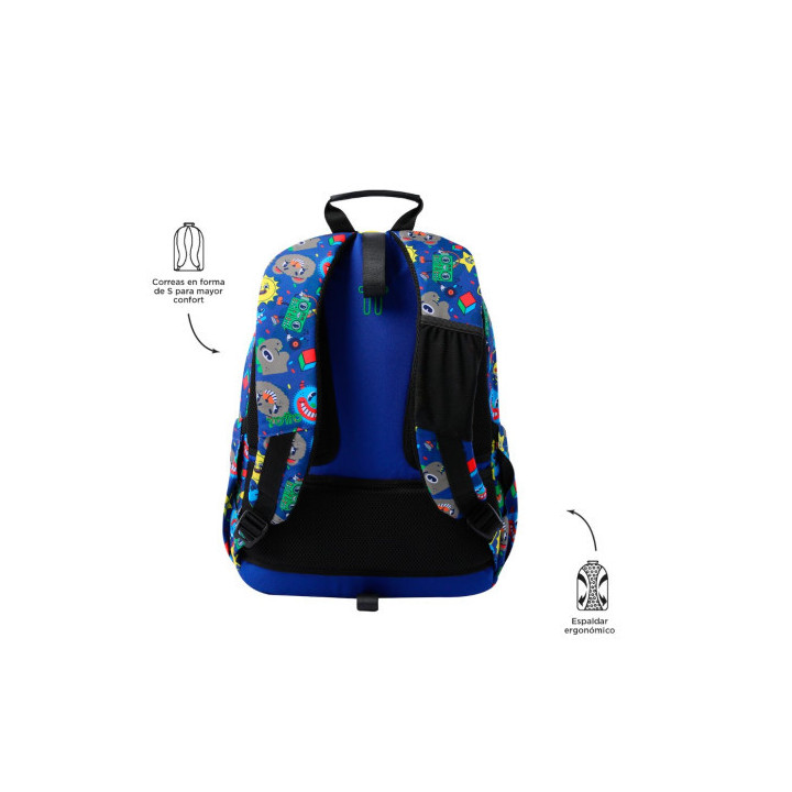 Mochila acuareles tello (33 x 44 x 14) - 20l totto ma04eco021-2416n-8jz