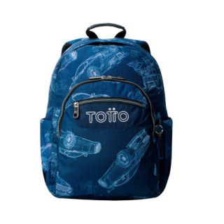Mochila acuareles blueprint (33 x 44 x 14) - 20l totto ma04eco021-2426n-0jj