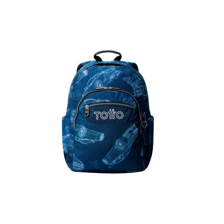 Mochila acuareles blueprint (33 x 44 x 14) - 20l totto ma04eco021-2426n-0jj