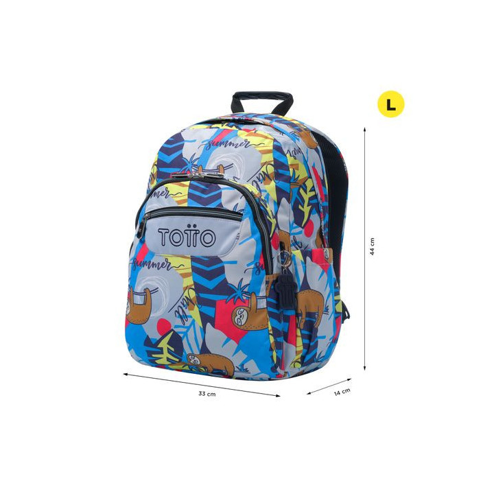 Mochila acuareles lazel (33 x 44 x 14) - 20l totto ma04eco021-2416n-6yb