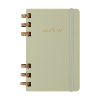 Agenda 12m 2026 espiral academica l (13 x 21 cm) kiwi tapa dura moleskine dhspk5212amwh3y26