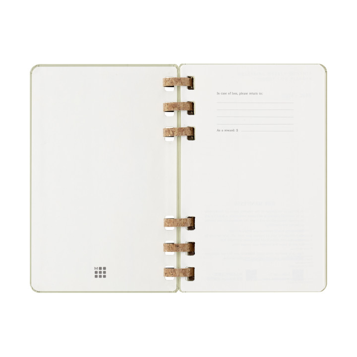 Agenda 12m 2026 espiral academica l (13 x 21 cm) kiwi tapa dura moleskine dhspk5212amwh3y26