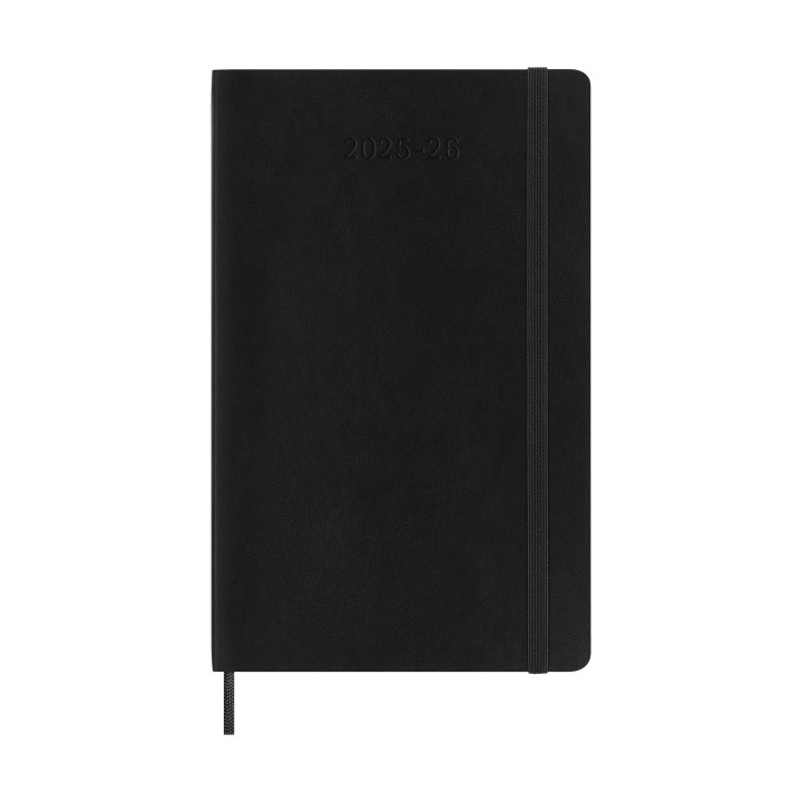 Agenda 18m 2025-2026 diaria l (13 x 21 cm) negra tapa blanda moleskine dsb18dc3y26