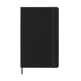 Agenda 18m 2025-2026 diaria l (13 x 21 cm) negra tapa dura moleskine dhb18dc3y26