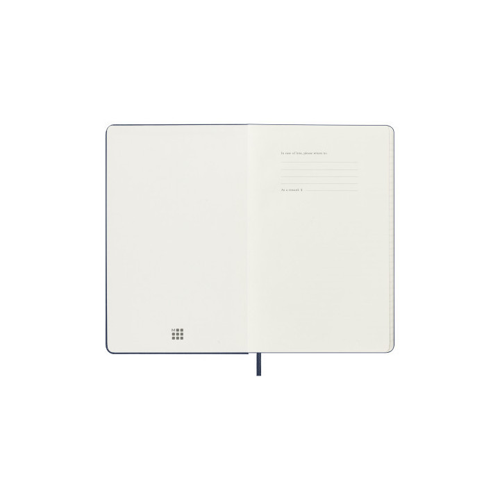 Agenda 18m 2025-2026 semanal l (13 x 21 cm) azul zafiro tapa dura moleskine dhb2018wn3y26