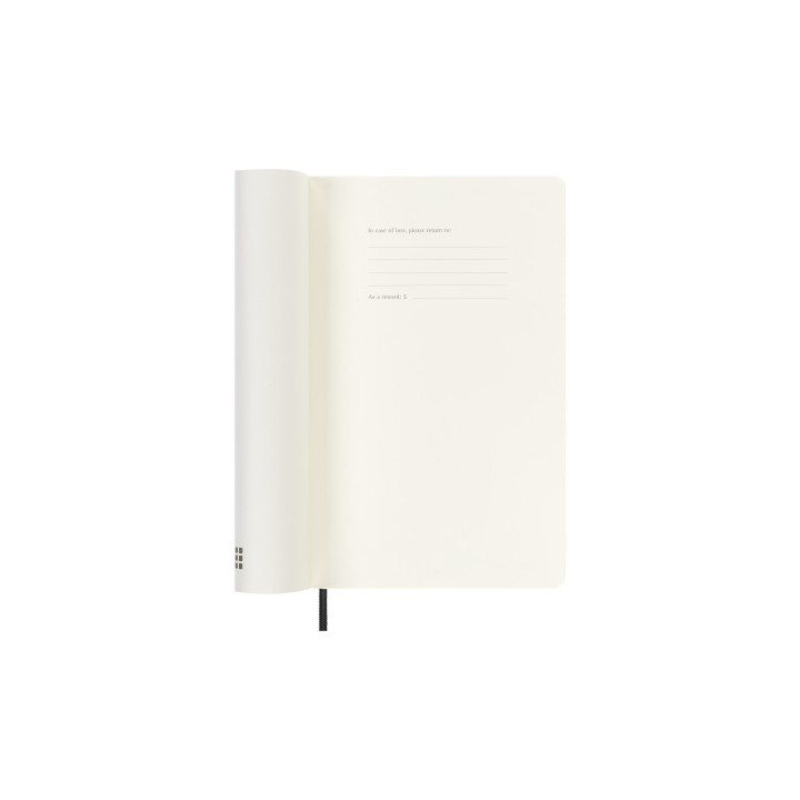 Agenda 18m 2025-2026 semanal l (13 x 21 cm) negra tapa blanda moleskine dsb18wn3y26