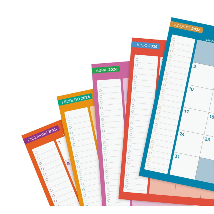 Agenda escolar 2025-2026 curso cosmo 4º 155x212  1dia pagina aqua+ finocam 537070426