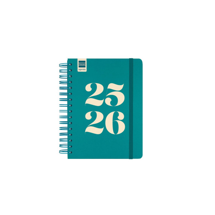 Agenda escolar 2025-2026 curso cosmo 4º 155x212  1dia pagina aqua+ finocam 537070426