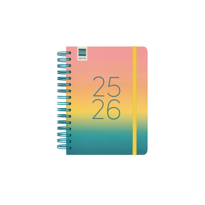 Agenda escolar 2025-2026 curso cosmo 4º 155x212  1dia pagina iris+ finocam 537070326