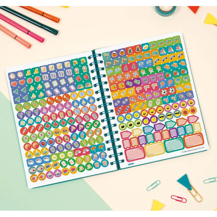 Agenda escolar 2025-2026 curso cosmo 4º 155x212 semana vista horizontal stars+ finocam 537050126