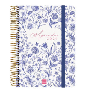 Agenda 16 meses septiembre 2025-diciembre 2026 cloe e10-155x212 semana vista horizontal azul+ finocam 627100126